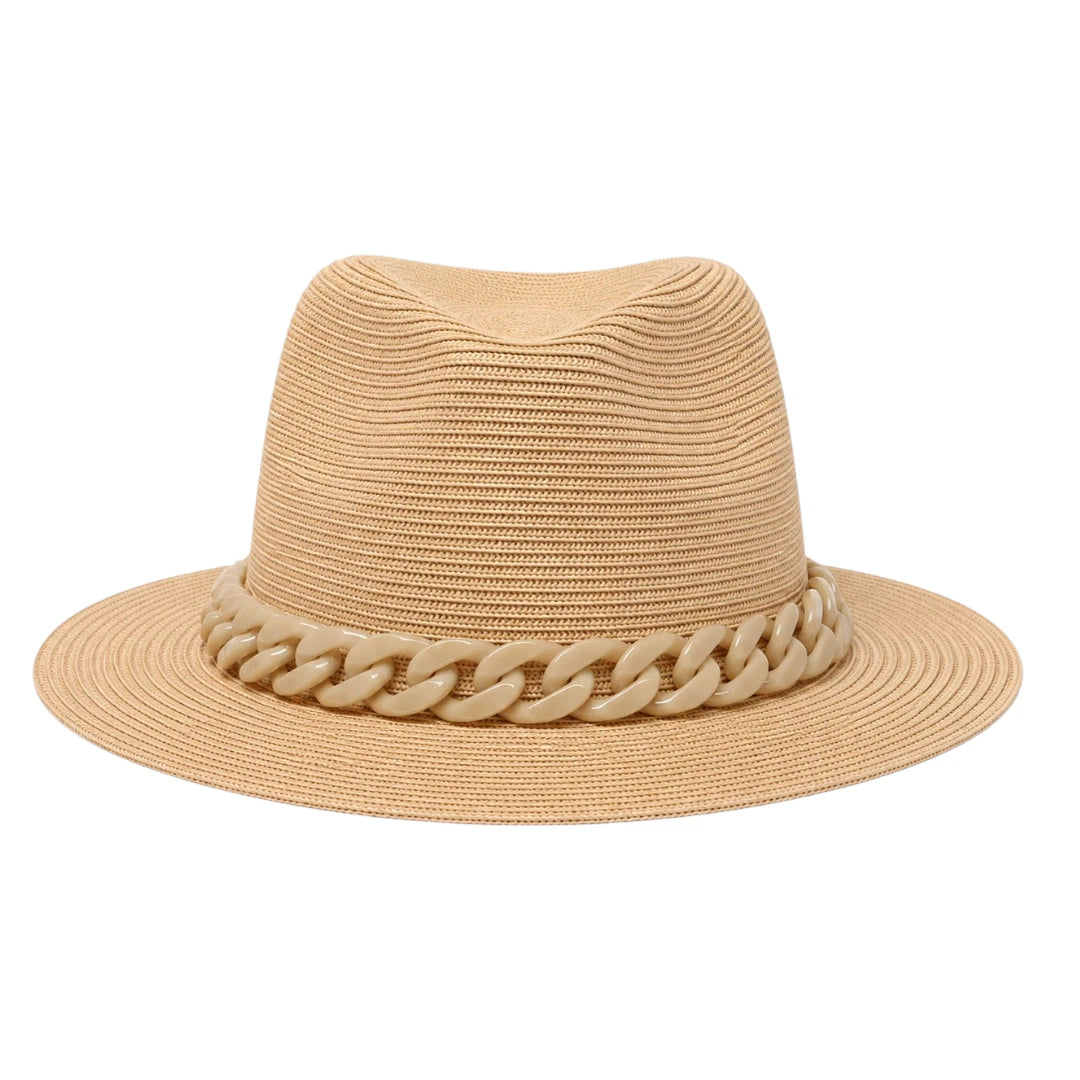 Mr.Gilbert Hats Beige Wide Brim Sun Hat
