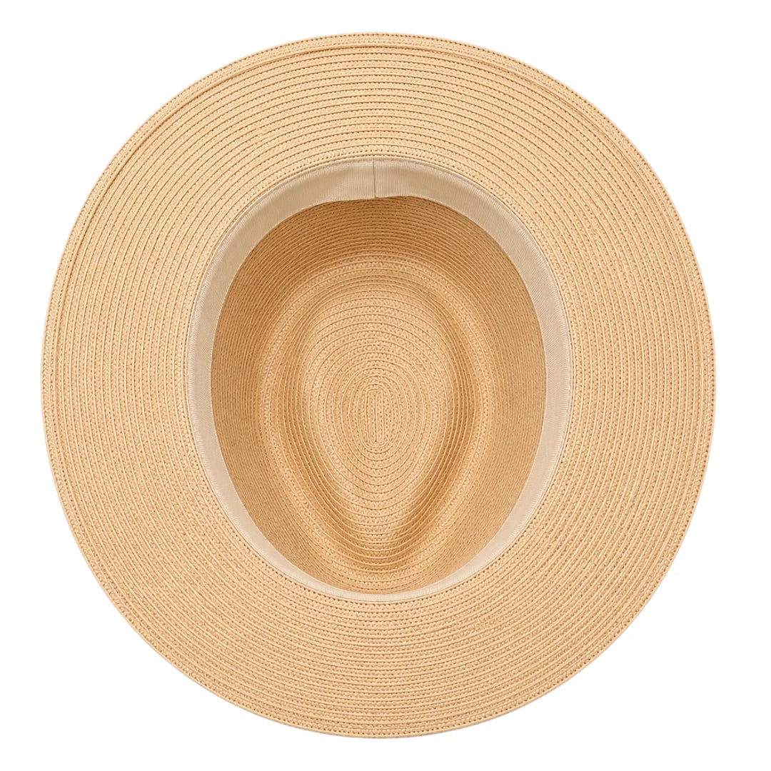 Mr.Gilbert Hats Beige Wide Brim Sun Hat